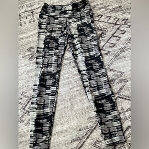 Nike Black and Gray Dri-FIT Leggings